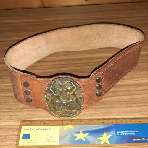 Alter leder trachten gürtel - leder, trachten-gÜrtel