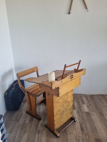 Antike schulbank 1930 holz - ca.,