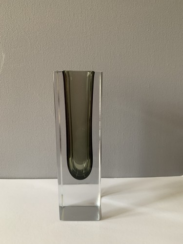 Murano glas blockvase sommerso - murano,