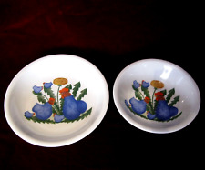 Seltmann Weiden Vintage Teller + kleine Schüssel Kinder Porzellan Hahn Henne Kük