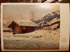 Postkarte 904 gelaufen, Berghütte, Ansichtskarte, Sammlung, AK