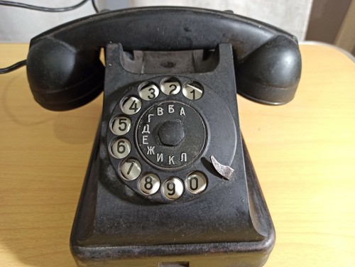 Vintage telefon carbolith - telefon.,