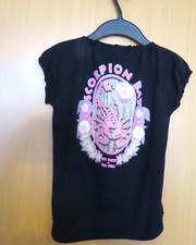 Mädchen T-Shirt schwarz Gr. 158 Scorpion Bay