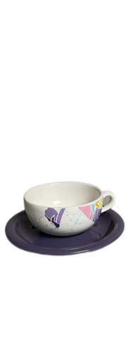 Teetasse mit untere - teetasse,