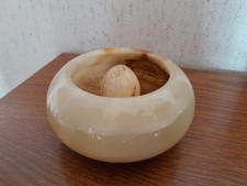 Aschenbecher - Marmor - beige braun