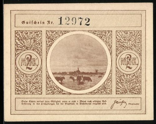 Notgeld wesselburen - notgeld,