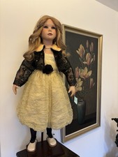 Limitierte Porzellanpuppe 83cm hohe Künstlerpuppe Sammlerpuppe, Handgefertigt