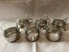 6 Stk. Glas Tee-Tassen im