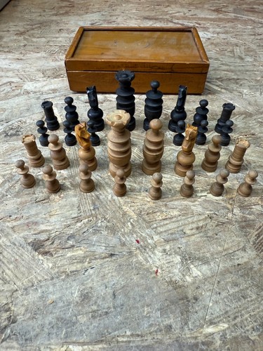 Alte sammler schachfiguren - alte,