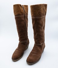 s.Oliver Damen Schaftstiefel Stiefel Kailabsatz Leder braun Gr41 EU Art 21792-50