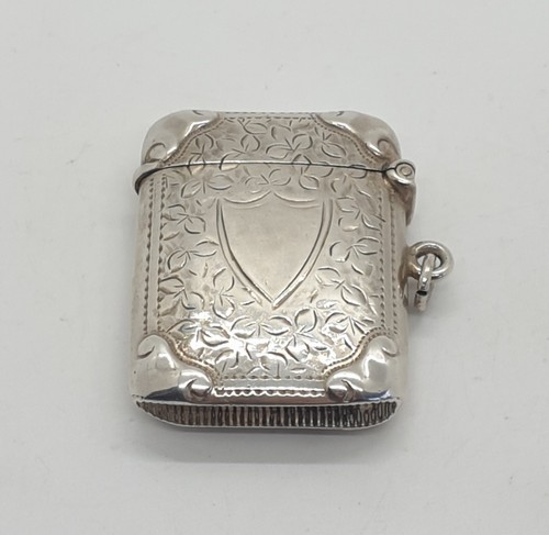 Sterling silber vesta etui - silber,