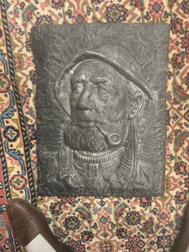 Wandrelief aus gusseisen - wandrelief,