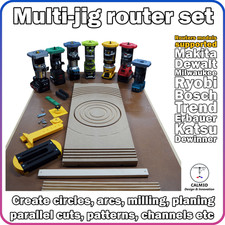 Multi jig oberfräsen set - set,