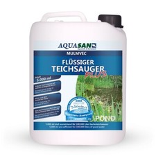 (8,-€/l) AQUASAN Mulmvec Flüssiger Teichsauger Teichschlammentferner Gartenteich