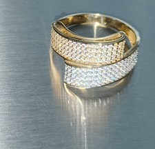 Gold Ring 14K 585 Mit Zirkonia Steine