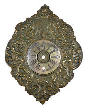 Alte Wanduhr Uhrenfront mit Zifferblatt f Uhrwerk Uhrmacher clock dial