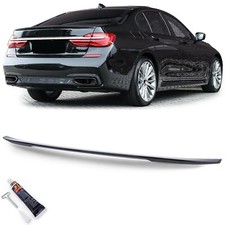 Sport Heckspoiler Lippe Schwarz Glanz mit ABE passend für BMW 7er G11 G12 14-17