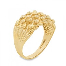 Schnapsring 9 kt Gelbgold - Größe Q - 11 mm