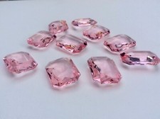 10 ALTE ACRYL SCHMUCKSTEINE