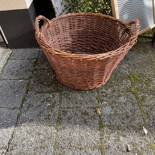 Gartenkorb Kartoffelkorb Kaminkorb Holzkorb Weide Kiepe Erntkorb Füllkorb Großer