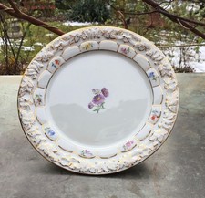 Meissen Teller X-Form Goldrand