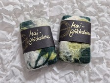 Umfilzte Seife – Seife im Filzmantel – Duftnote Maiglöckchen