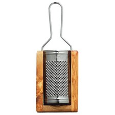 Käsereibe aus Olivenholz 