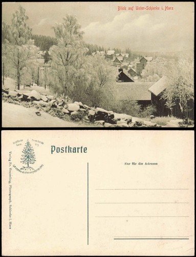 Ansichtskarte schierke - ansichtskarte,