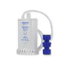 Reich Tandem Power-Tauchpumpe mit RSV für Hymer, 1,4bar, 19L/min, 12V, UniQuick