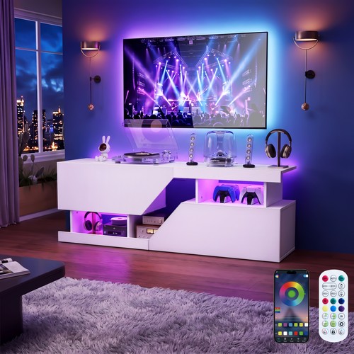 Weißer schrank mit - weißer, tv