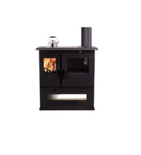 VERSO CS   Ceran INOX Holzherd