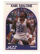 Original NBA 1989 Karl Malone Utah Jazz Rookie Vintage The Mailman 80s HOF Hero