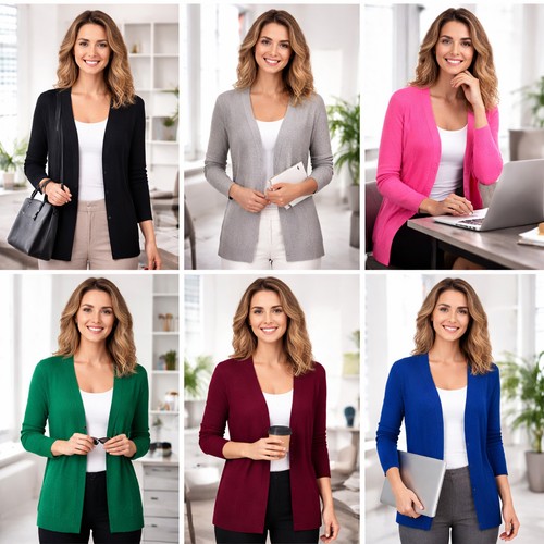 Damen cardigan klassisch - cardigan,