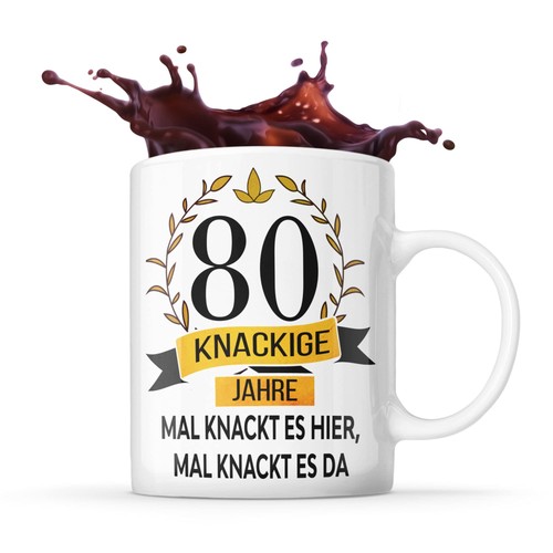 Tasse knackige jahre - tasse,