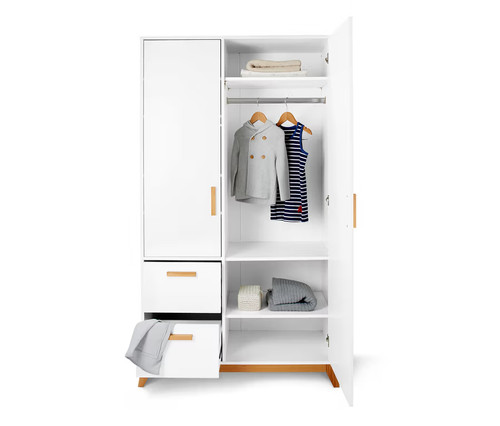 Kleiderschrank holz mit - , 2