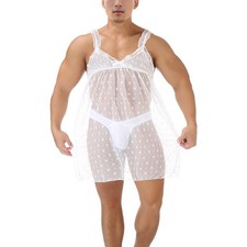 Spitze Nachthemd Herren