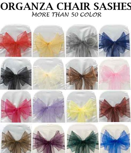 50er pack organza stuhlhusse - 50er-pack,