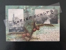 c0024 Litho Gruss a. SCHLAWE  Sławno b. Stolp Słupsk Pommern - Villa und Mühle K