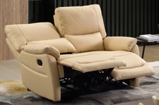 Ledersofa 2-Sitzer modern, kleines Sofa für zwei Personen elegant, 3621-2-317