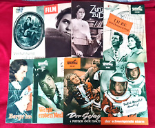 8 alte Filmprogramme 1950er-60er Jahre