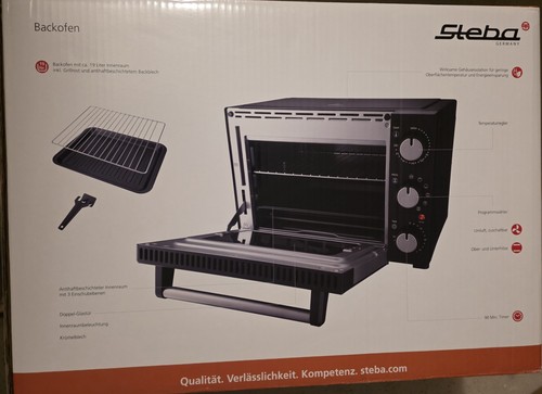 Steba mini backofen 19l - 19l, umluft