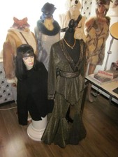 Kostüm Damen 70er Jahre ABBA  Gr. 36/38 neuwertig mit Kette