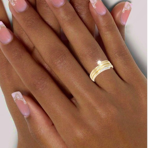 Damen ring 585 echt gold - damen,