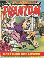 ✪ PHANTOM #225 Der Fluch des Löwen, Bastei Verlag 1983 COMICHEFT Z2