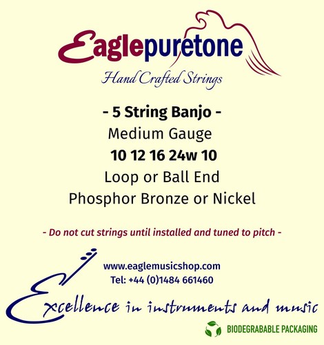 Eagle puretone saiten banjo - 5,