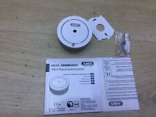 ABUS Mini-Rauchmelder GRWM30600, geeignet für Wohnräume, Kellerräume, I23446