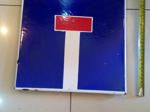 Altes emailschild 60er jahre - emailschild,