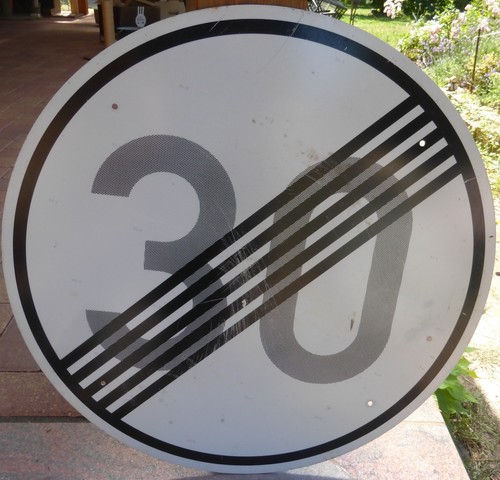 Altes verkehrsschild schild - altes,