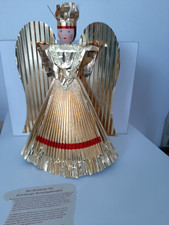 Orginal Nürnberger Rauschgoldengel Christkind Engel handarbeit Höhe ca. 26 cm