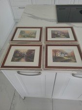 4x BILDER 4 JAHRESZEITEN THOMAS KINKADE